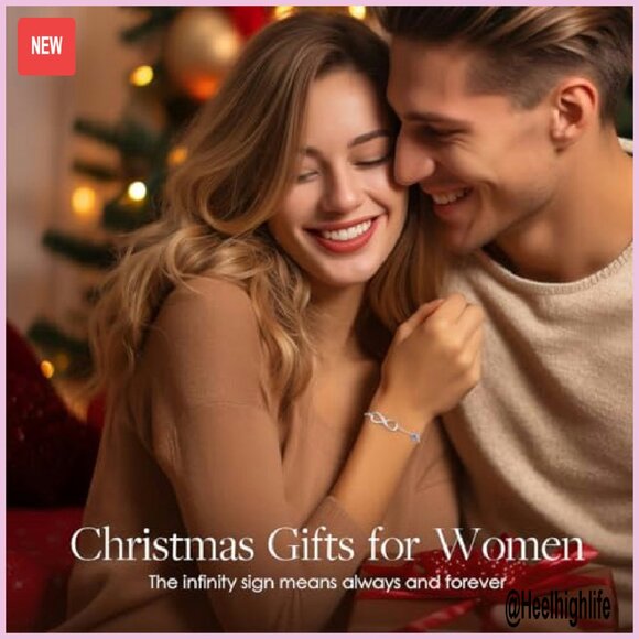 Sterling Silver Infinity Heart Charm Bracelet Adjustable Link Jewelry Gift - Picture 4 of 8